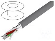 Wire; Alpha Essential C&C; 5x22AWG; shielded,Al-PET foil; PVC ALPHA WIRE