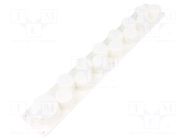 Multigate grommet; elastomer thermoplastic TPE; white; IP30; HTP HT HI TECH POLYMERS