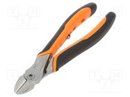 Pliers; side,cutting; 160mm; ERGO®; industrial BAHCO