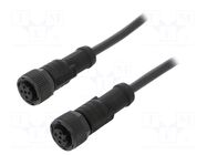 Cable: for sensors/automation; PIN: 5; with plastic nut; plug; 60V AMPHENOL LTW