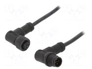 Cable: for sensors/automation; PIN: 5; with plastic nut; plug; 60V AMPHENOL LTW