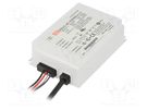 Power supply: switched-mode; Communication: DALI; LED; 33.25W MEAN WELL