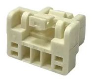 CONNECTOR HOUSING, RCPT, 3POS, 1.5MM