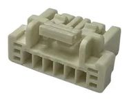 CONNECTOR HOUSING, RCPT, 6POS, 1.5MM