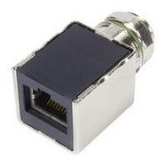 ADAPTER, M12-RJ45 JACK, 8POS, CAT6A