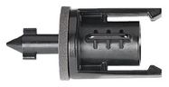 MOUNTING PEG, NAIL BASE, BLACK