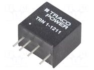 Converter: DC/DC; 1W; Uin: 9÷18VDC; Uout: 5VDC; Iout: 200mA; SIP; THT TRACO POWER