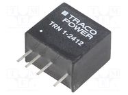 Converter: DC/DC; 1W; Uin: 18÷36V; Uout: 12VDC; Iout: 90mA; SIP; TRN 1 TRACO POWER