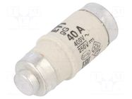 Fuse: fuse; 40A; 400VAC; 250VDC; gG; ceramic; D02; D0 ETI POLAM