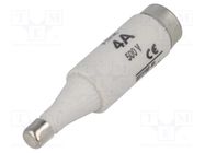 Fuse: fuse; quick blow; 4A; 500VAC; 500VDC; ceramic; DI; D ETI POLAM