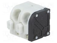 PCB terminal block; angled 45°; 5mm; ways: 2; on PCBs; 0.75mm2 ECE