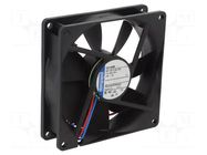 Fan: DC; axial; 24VDC; 92x92x25mm; 102m3/h; 39dBA; slide; 3250rpm EBM-PAPST