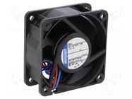 Fan: DC; axial; 24VDC; 60x60x25mm; 21m3/h; 20dBA; ball; 3200rpm EBM-PAPST