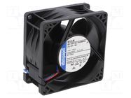 Fan: DC; axial; 48VDC; 80x80x38mm; 131m3/h; 55dBA; ball; 8400rpm EBM-PAPST