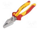 Pliers; insulated,universal; for bending, gripping and cutting WIHA