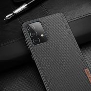 Dux Ducis Fino case covered with nylon material for Samsung Galaxy A72 4G black, Dux Ducis