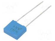 Capacitor: polyester; 0.001uF; 40VAC; 63VDC; 5mm; ±5%; THT EPCOS