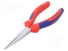 Pliers; half-rounded nose; 160mm KNIPEX