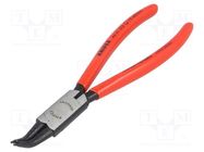 Pliers; for circlip; internal; 19÷60mm; Pliers len: 180mm; angular KNIPEX