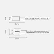 Baseus Tungsten USB - Lightning cable 2.4 A 2 m black (CALWJ-A01), Baseus