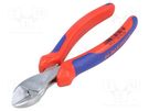 Pliers; side,cutting; high leverage; 160mm; with side face KNIPEX