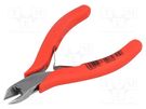 Pliers; side,cutting; handles with plastic grips; 115mm KNIPEX