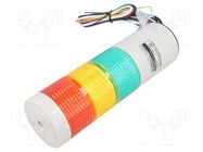 Signaller: signalling column; LED; red/amber/green; 24VDC; IP65 