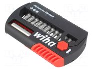 Kit: screwdriver bits; plastic cassette; Holder: C6,3mm; 25mm WIHA