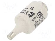Fuse: fuse; 4A; 500VAC; 500VDC; gG; ceramic; DII; D ETI POLAM