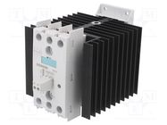 Relay: solid state; 30A; Uswitch: 48÷600VAC; 3-phase; 3RF24 SIEMENS