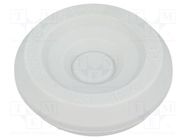 Grommet; Ømount.hole: 23mm; elastomer thermoplastic TPE; grey HT HI TECH POLYMERS