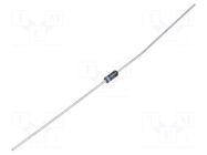 Diode: Zener; 0.5W; 22V; DO35; single diode; 100nA NTE Electronics