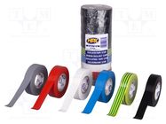 Tape: electrical insulating; W: 19mm; L: 20m; Thk: 0.15mm; rubber HPX