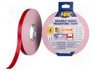 Tape: fixing; W: 19mm; L: 25m; Thk: 1100um; double-sided; acrylic HPX
