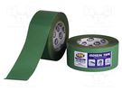 Tape: sealing; W: 60mm; L: 25m; Thk: 0.25mm; green; acrylic; -30÷100°C HPX