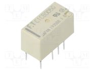 Relay: electromagnetic; DPDT; Ucoil: 5VDC; 2A; 0.3A/125VAC; FTR-C1 FUJITSU