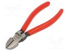 Pliers; side,cutting; handles with plastic grips; 140mm KNIPEX