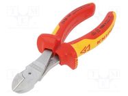 Pliers; side,cutting,insulated; steel; 160mm; 1kVAC 