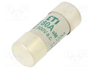 Fuse: fuse; aM; 80A; 500VAC; cylindrical,industrial; 22x58mm ETI POLAM