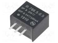 Converter: DC/DC; 3.25W; Uin: 8÷32V; Uout: 6.5VDC; Iout: 0.5A; SIP3 RECOM