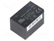 Converter: AC/DC; 1W; Uin: 85÷264VAC; 5VDC; Iout: 200mA; 63%; PCB RECOM