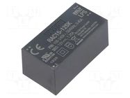 Converter: AC/DC; 15W; Uin: 85÷264VAC,120÷370VDC; Uout: 12VDC; 86% RECOM