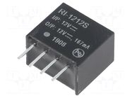 Converter: DC/DC; 2W; Uin: 10.8÷13.2VDC; Uout: 12VDC; Iout: 167mA RECOM