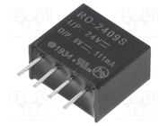 Converter: DC/DC; 1W; Uin: 21.6÷26.4V; Uout: 9VDC; Iout: 111mA; SIP4 RECOM