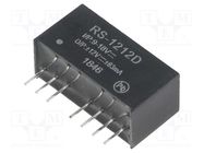 Converter: DC/DC; 2W; Uin: 9÷18V; Uout: 12VDC; Uout2: -12VDC; SIP8 RECOM