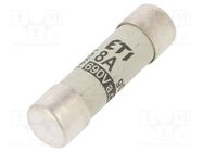 Fuse: fuse; gG; 8A; 690VAC; cylindrical,industrial; 14x51mm ETI POLAM