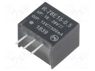 Converter: DC/DC; 7.5W; Uin: 18÷28V; Uout: 15VDC; Iout: 0.5A; SIP3 RECOM