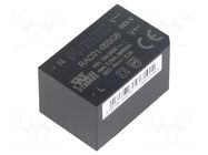 Converter: AC/DC; 1W; Uin: 85÷264VAC; 5VDC; Iout: 200mA; 63%; PCB RECOM