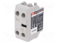 Auxiliary contacts; Leads: screw terminals; front; -5÷60°C; IP20 LS ELECTRIC