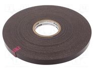 Tape: magnetic; W: 19mm; L: 30m; Thk: 1.55mm; rubber; -40÷71°C 3M
